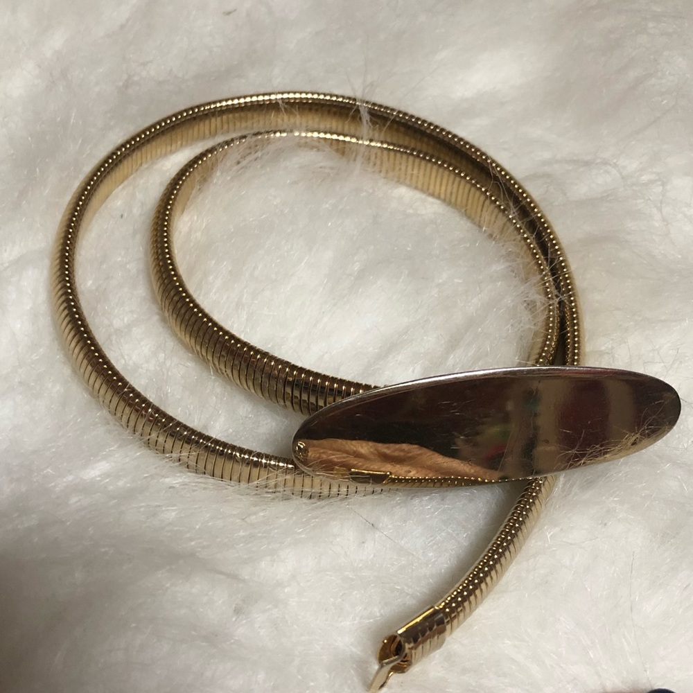 Vintage Gold stretch belt